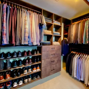 Men's closet